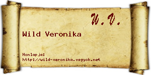 Wild Veronika névjegykártya